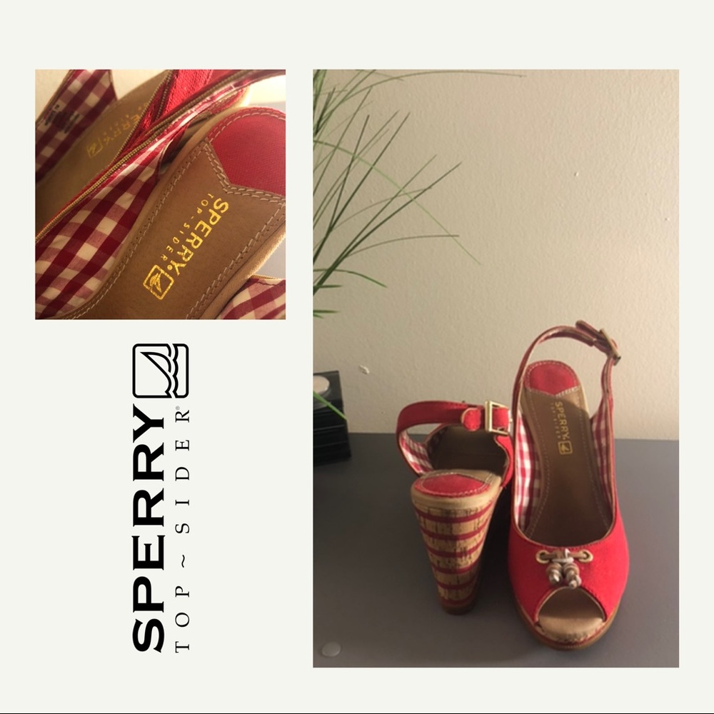 sperry wedge heels